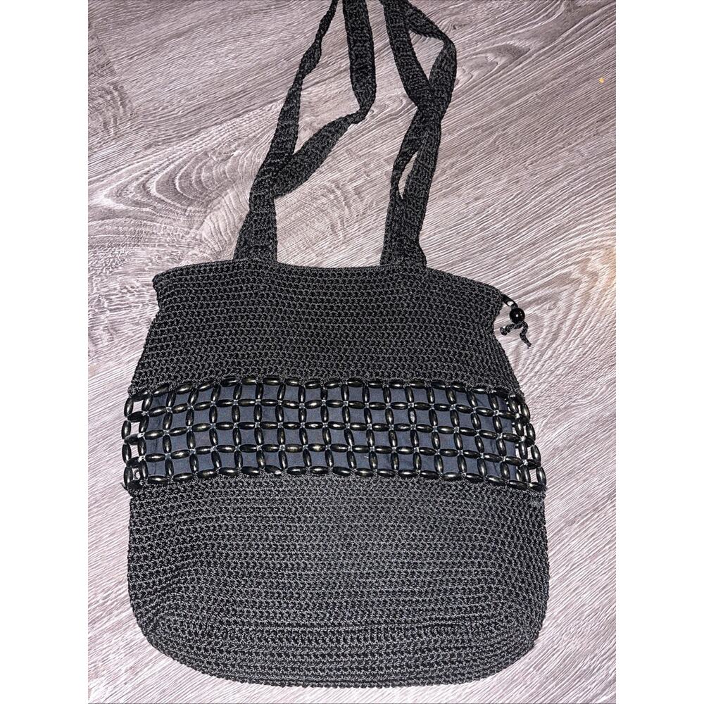 Vintage Excellent Crotchet Knitting Shoulder Bags Handwoven Handbags
